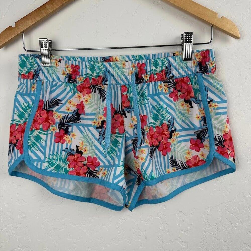 Tipsy Elves Shorts Women‎ size XS Tropical Hawaiian New NWT Swimming Water